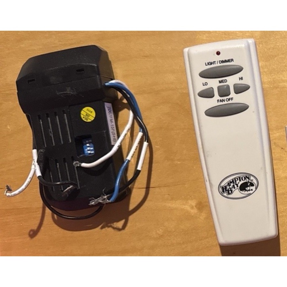 Hampton Bay Ceiling Fan Remote Kit Receiver Light Dimmer Model UC7067RC